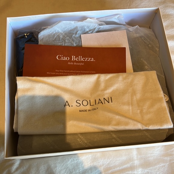 A. Soliani Venezia lace up block heel boots in black suede - Picture 6 of 6